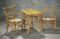 French Set of Garden Room Faux-Bamboo Doll Furnishings 500/800