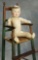 Fine American Carved Wooden Handmade Doll Known as 