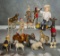 Collection of Animals and Accessories from Humpty Dumpty Circus by Schoenhut 1200/1600