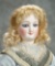 Gorgeous French Bisque Deposed Smiling Poupee by Leon Casimir Bru 2600/3500