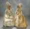French Poured Wax Fashion Lady in Original Couture Costume of Louis XVI Style, 1780 700/1100