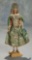 German Early Wooden Doll with Original Costume 600/800