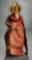 French Poured Wax Fashion Lady in Original Couture Costume of 1794 Epoch 600/900