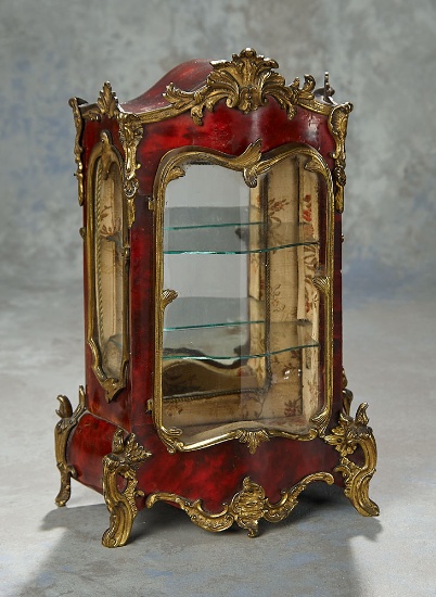 Superb French Maitrise Rosewood Vitrine with Bronze Mounts 1200/1600