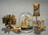 Rare German Ormolu Miniature Accessories by Erhard & Sohne 500/800
