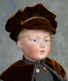 German Painted Eye Bisque Art Character, Model 181, by Kestner in Rare Size 3000/4000