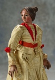 Grodnertal Carved Wooden Doll with Fully-Articulated Body 500/800