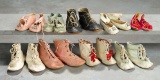 Nine Pairs of Antique Doll Shoes 200/400