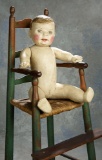 Fine American Carved Wooden Handmade Doll Known as 
