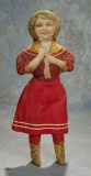 American Lithographed Cloth Doll with Printed Costume 200/300