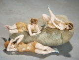 Three German All-Bisque Bathing Beauties in Various Poses 800/1100
