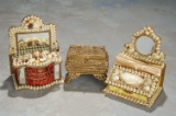 Three 19th Century Boxes including Shellwork 300/500