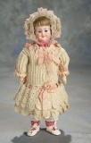 German Bisque Three-Faced Doll by Carl Bergner in Wonderful Original Costume 1100/1500