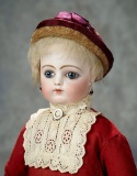 Beautiful French Bisque Bebe by Gaultier with Rare Kid Body and Bisque Hands 4500/6500