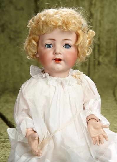 20" German bisque character, 128, with toddler body by Kammer and Reinhardt $500/800