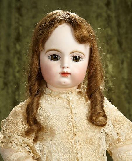 28" French bisque bebe by Gaultier with original body, gorgeous eyes. $3500/4500