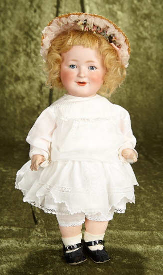 17" German bisque "Princess Elizabeth" by Schoneau and Hoffmeister. $1100/1500