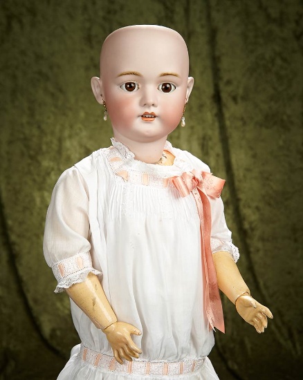 30" German bisque child, 1079, Simon and Halbig with original body, beautiful costume. $600/800