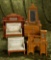 German wooden dollhouse furnishings attributed to Schneegass & Sohne. $400/500