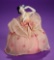 German Porcelain Half-Doll with Original Pincushion Base 100/200