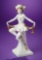 German Porcelain Lady in Dramatic Theatrical Costume 200/300