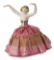 German Porcelain Half-Doll in Flowing Dance Pose 200/300