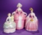 Three German Porcelain Ladies as Boudoir Jars 300/500