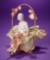 German Porcelain Half-Doll as Flapper Lady in Original Costume 300/400