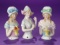 Trio German Porcelain Half-Dolls  200/300