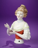 German Porcelain Half-Doll 