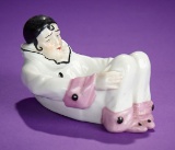 German Porcelain Pierrot as Candy Dish 200/300