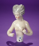 German Porcelain Half-Doll 