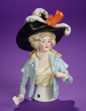 German Porcelain Half-Doll 