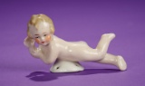 German Porcelain Cherub with Pincushion Base 150/250