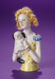 German Porcelain Half-Doll 