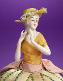 German Porcelain Half-Doll 