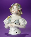 German Porcelain Half-Doll 