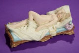 German Bisque Figure of Reclining Nude 300/500