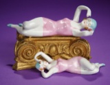 Two German Porcelain Bathing Beauties  200/300