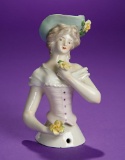 German Porcelain Half-Doll 