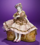 German Porcelain Half-Doll 