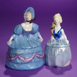 Two German Porcelain Dresser Boxes including 