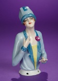 German Porcelain Half-Doll 