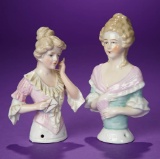 Two German Porcelain Half-Dolls 150/250