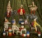 Collection American wooden circus animals, performers, accessories, Schoenhut circus. $900/1200
