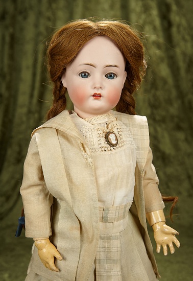 20" German bisque child, 403, by Kammer and Reinhardt. $400/500