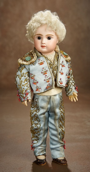 Petite French Bisque Bebe Steiner, Figure A, in Wonderful Spanish Costume 2500/3200