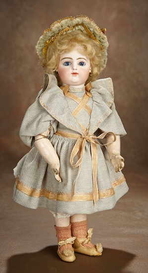 Early Model French Bisque Bebe by Rabery and Delphieu in Lovely Antique Costume 3200/3800