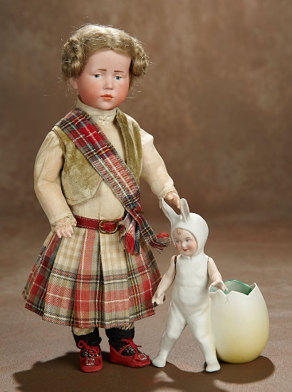 German Bisque Art Character, Model 101, "Marie" by Kammer and Reinhardt 1100/1300