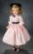 Tosca-Haired Cissy in Pink and White Shirtwaist Dress, 1956 600/900